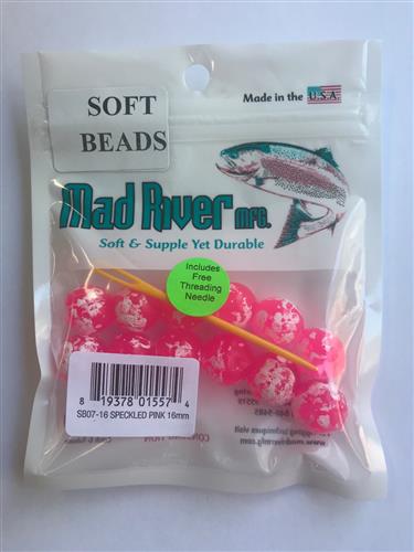 Soft Beads, Speckled Pink